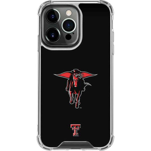Texas Tech University Red Raiders Logo iPhone 16 Pro Clear Case
